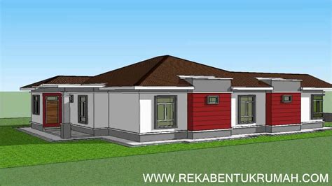 Pakej tulip family house plans styles facade. Pelan Rumah D1-11 (Pelan Rumah Banglo Setingkat 4 Bilik/ 3 ...