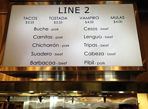 Tacos Translated Decoding The Menu At Traditional Mexican Taco Shops