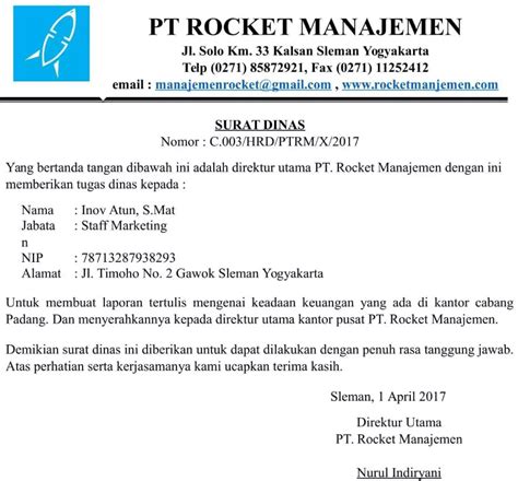 Contoh Kop Surat Resmi Perusahaan Dan Cara Membuatnya Gambaran