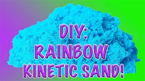 Use a profile sander to clean the old finish out of. DIY: How to Make Homemade Glittery & Colorful Kinetic Sand ...