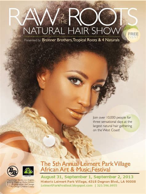 Raw 2 The Roots Natural Hair Show ~ Global Fest La Sept 2 3 4
