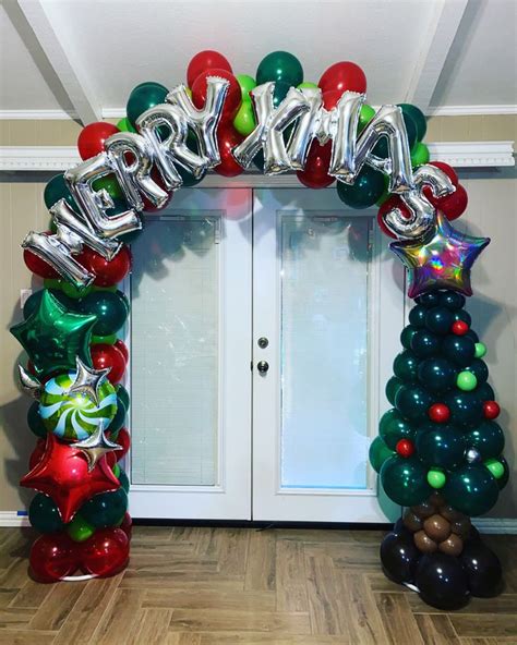 Christmas Arch Christmas Arch Christmas Tree Balloon Arches