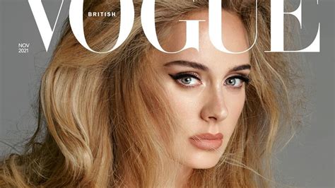 Wow Erschlankte Adele Begeistert Auf Dem Cover Der Vogue