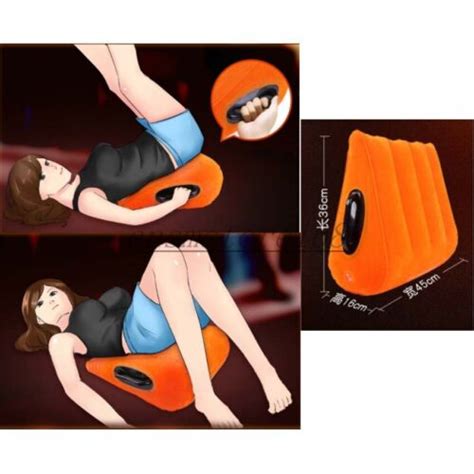 Sex Pillow Aid Wedge Inflatable Love Position Magic Cushion Couple Furniture Set Ebay