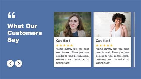 Bootstrap 5 Testimonial Slider Testimonial Carousel YouTube