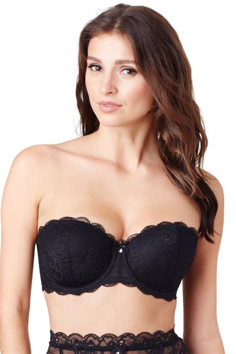 Le Mystere Sophia Lace Strapless Bra 2835 Womens