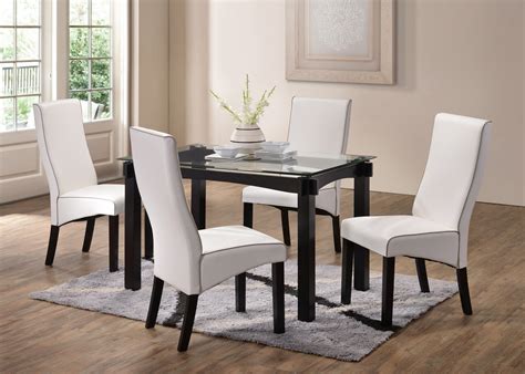 Eugene 5 Piece 47 Rectangular Dining Set Cappuccino Table With