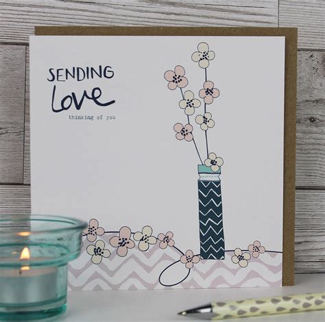 Sending Love Card By Molly Mae | notonthehighstreet.com