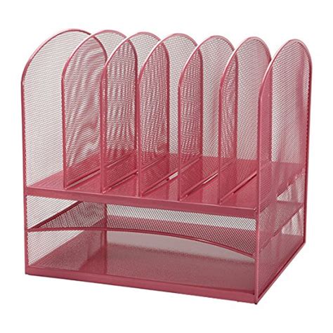 Desk file organizer for work, school, office, waiting room, classroom, and more 4.2 out of 5 stars 342 Buy Adir Mesh Desk Organizer - Paper Organizer - Desktop ...
