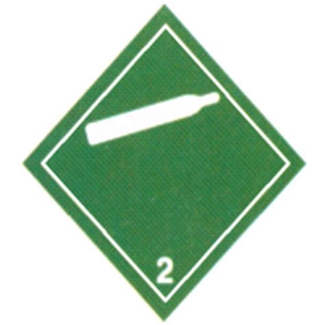 Non Flammable Gas Label Class X In Roll Of Stickers