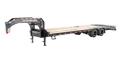 Pj Trailers Upgrade Gooseneck Flatbed Trailer With New Features