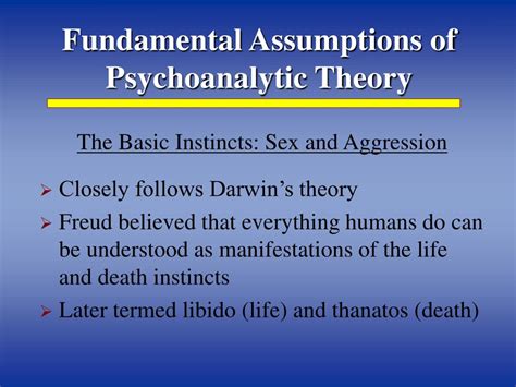 Ppt Psychoanalytic Theory Powerpoint Presentation Free Download Id 738672