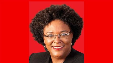 mia mottley elected first female prime minister of barbados as labour party wins election