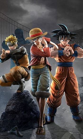 전설적인 애니메이션 영웅 Goku Ichigo Natsu Luffy Saitama 및 Naruto Goku