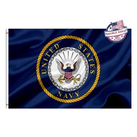 buy mosprovie navy emblem 4x6 outdoor double sided heavy duty 3ply united states navy naval s
