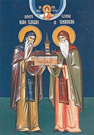 28 Februarie Sfinții Cuvioși Ioan Casian și Gherman Din Dobrogea