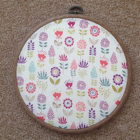 How To Frame Fabric In An Embroidery Hoop