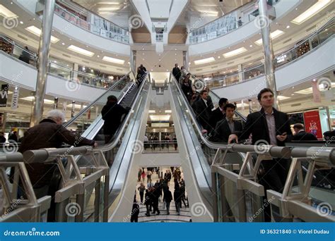 busy shopping mall editorial image image 36321840