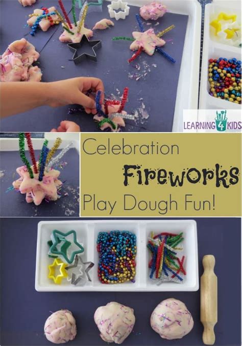 Chinese new year is the most important holiday of the year for chinese people, although it isn't only celebrated in china. Fireworks Celebration Play Dough Activity | Learning 4 Kids