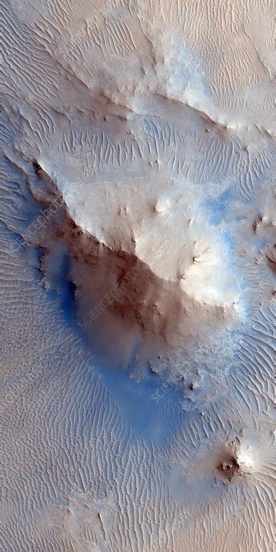 Martian Crater Uplift Stock Image C0042932 Science Photo Library