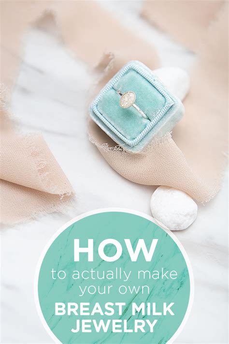 How To Easily Make Your Own Breast Milk Jewelry Something Turquoise