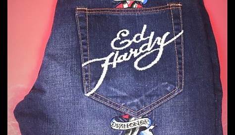 ed hardy jeans size chart