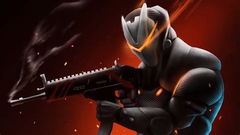 X Omega With Rifle Fortnite Battle Royale Laptop Full HD P HD K Wallpapers Images