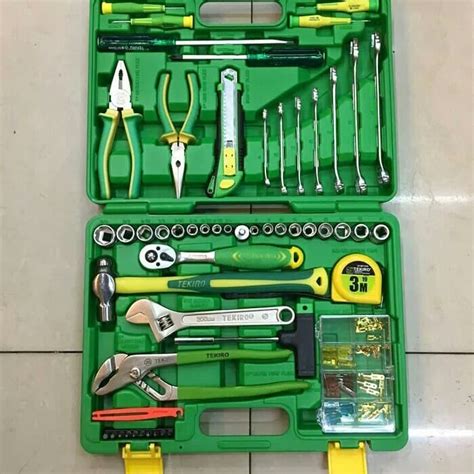 Jual Mekanik Tool Set Tekiro 60 Pcs Box Mechanic Tools Set Shopee