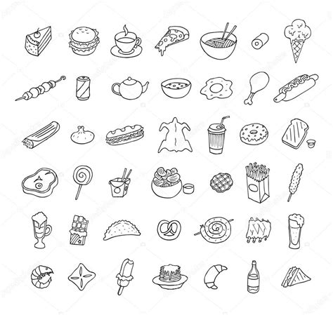 Icons About Food And Drink Stock Vector By ©wins86 95500874
