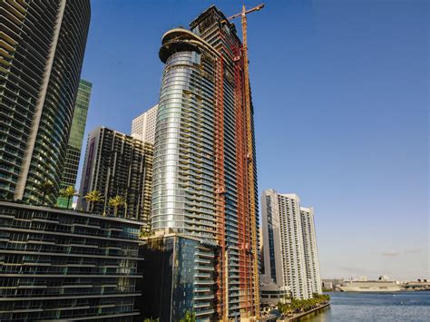 Aston Martin Residences At 300 Biscayne Way Tops Out As Tallest