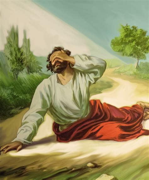 Paul Blinded By The Lord On The Road To Damascus In 2022 Jesus Loves