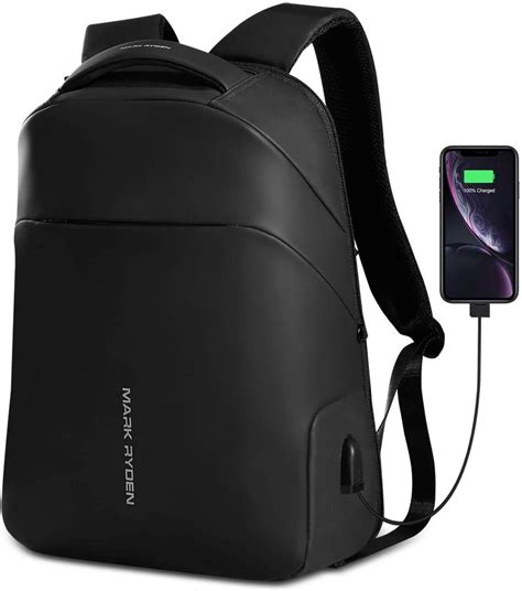mark ryden anti theft laptop backpack 15 6 inch business backpack with usb charging port