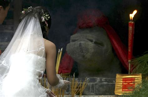 The Dark History Of Chinas Ghost Marriages