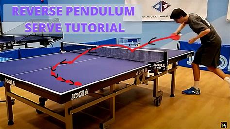 How To Do Reverse Pendulum Serve Table Tennis YouTube