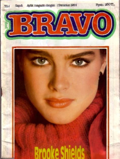 Brooke Shields Covers Bravo Magazine Turkey 1984 Brooke Shields Brooke Shield