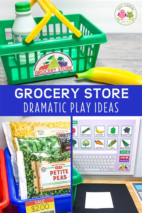 How To Set Up A Grocery Store Dramatic Play Area Grocery Store