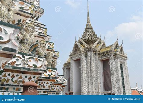 Pagoda Wat Arun Bangkok Thailand One Of Most Famous Temple In Thialand