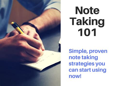 Note Taking Strategies How To Take Effective Notes