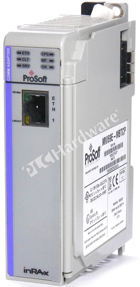 Plc Hardware Prosoft Technology Mvi E Mbtcp Modbus Tcp Ip Enhanced Module