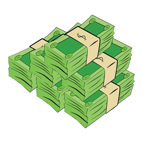 Animated Stack Of Money