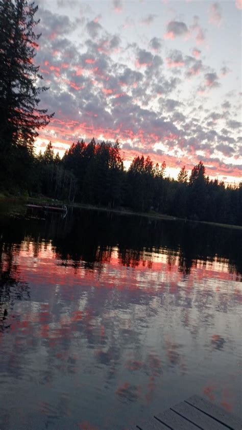 Beautiful Belfair Sunset Long Lake