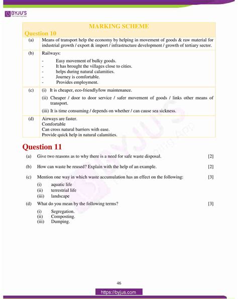 Icse Class 10 Geography Question Paper Solution 2018