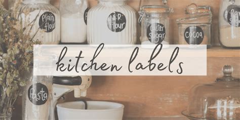 The Declutter Shop Lady Decluttered Kitchen Labels Declutter
