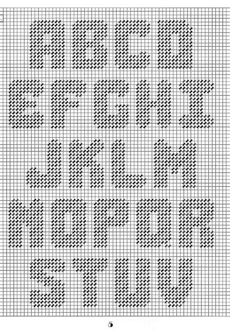 Free Printable Plastic Canvas Alphabet Patterns Printable Templates