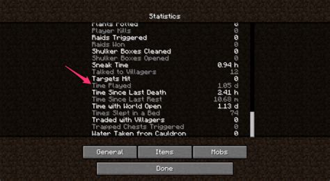 How To View How Many Hours Youve Played On Minecraft
