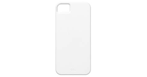 Customize It Beautiful Plain White Iphone 5 Case Zazzle