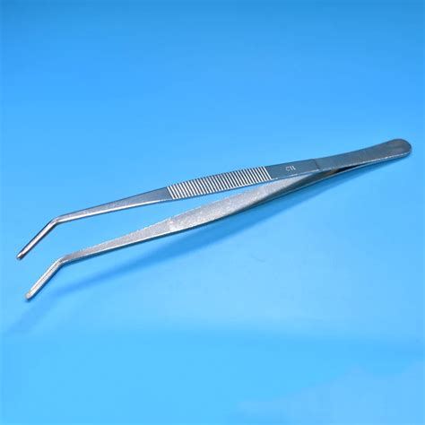 Fghgf Stainless Steel Straightelbow Medical Tweezers First Aid Kit