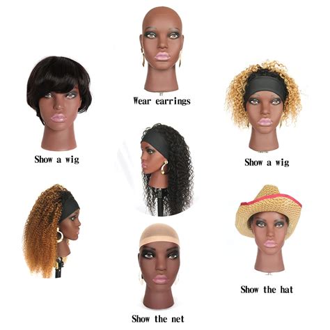 Buy Phamb Afro Mannequin Head For Wigs Black Styrofoam Mannequin Head