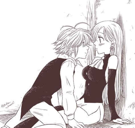 Meliodas & Elizabeth (yuka Fan Art 12) | Alejandro ... Seisen no shirushi (the seven deadly sins: