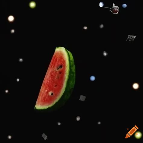 Watermelon Flying In Space On Craiyon